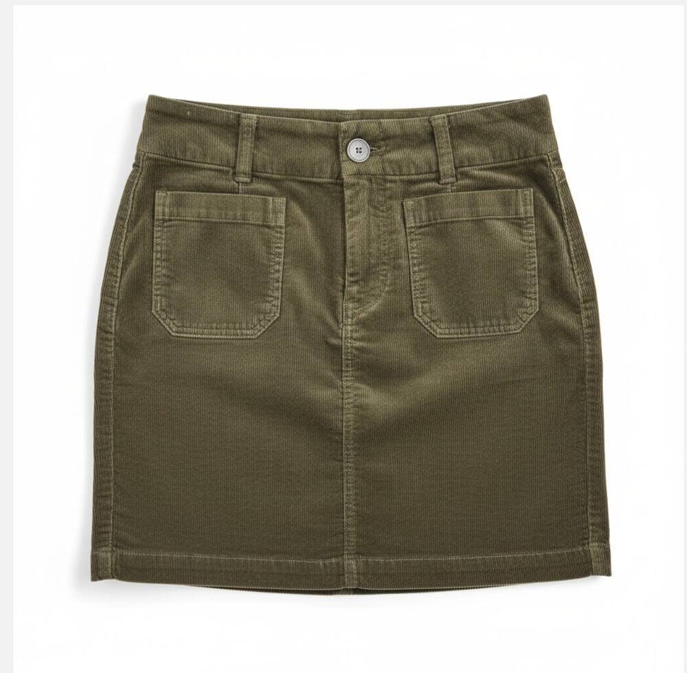 Anthropologie Maeve Corduroy Mini Skirt Size XS Petite